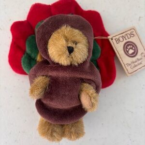 Boyds Bear Teddy Novembeary Calendar Bear November Mini Peeker QVC With tag